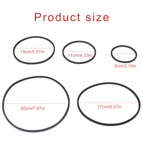 80-200mm Floating Plant Rings Floating Plant Holder Fishtank Habitat Decoration Aquariums Food Feeding Circles 5PCS