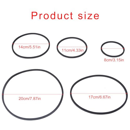 80-200mm Floating Plant Rings Floating Plant Holder Fishtank Habitat Decoration Aquariums Food Feeding Circles 5PCS
