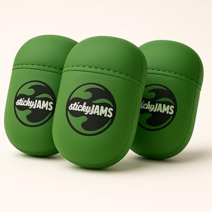 Sticky Jams Green, Headgear Insert for Wireless Headphones 1/3 Pack