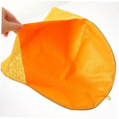 Buddhist Scripture Storage Bag Pouch for Small Jewelry Quran Cover Case Embroidery Brocade Container