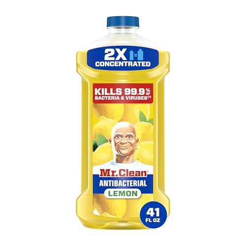 Mr. Clean All Purpose Cleaner, Floor Cleaner for Mopping, Cleaning Liquid, Lemon, 41oz - size: 41 Fl Oz (Pack of 1)