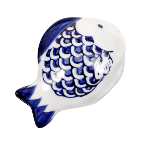 GARVALON 2pcs Aquarium Floating Animal Craft Adorable Ceramic Fish Statue for Fish Tank Decoration Lightweight Easy to Maintain Stunning for Home Office Decor