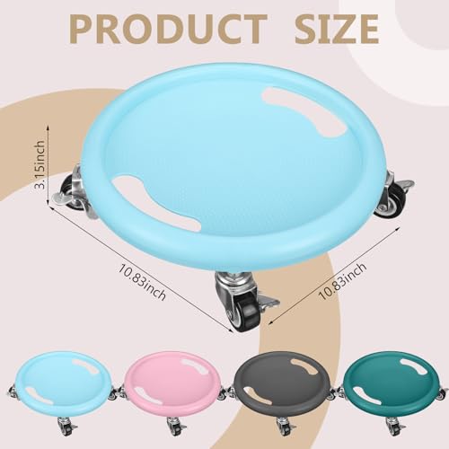 Seenelling 4 Pcs Abdominal Exercise Roller Wheel Abdominal Exercise Sliders for Core Workout AB Wheel Exercise Board Abdominal Board Trainer for Abdominal Core Strength Training, AB Workout Equipment