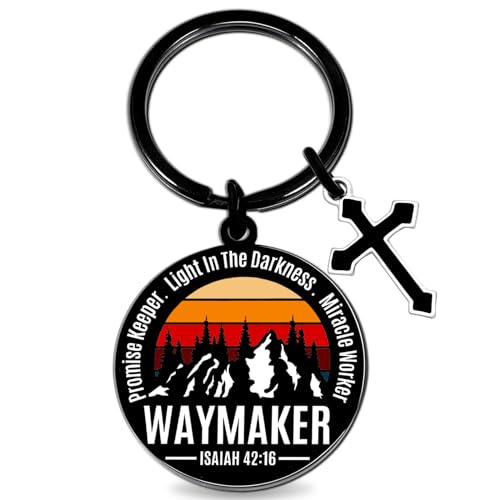 Christian Bible Verse Keychain For Men Inspirational Religious Jewelry