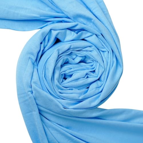 Signature Jersey Hijab - color: Sky Blue