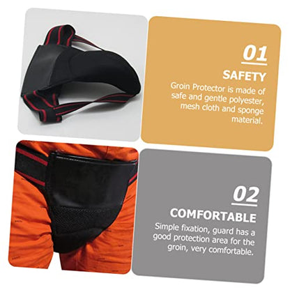 Professional Groin Guard Wear-Resistant Crotch Protector Portable and Comfortable Training Accessory for Men and Women in Martial Arts and Outdoor Sports