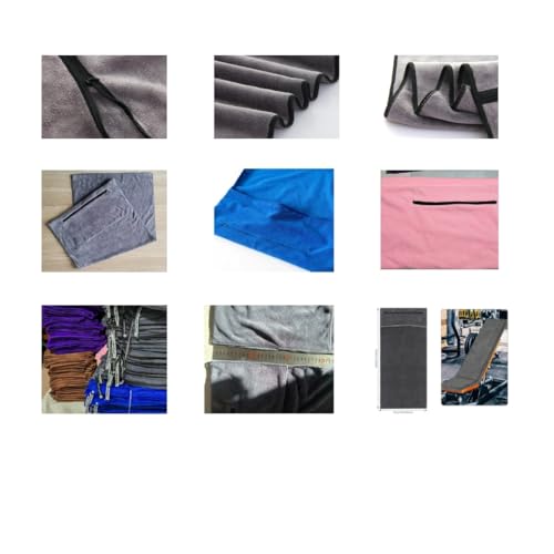 Angelica & Co Microfiber Fast Drying Gym Towel with Phone Pocket, Zipper, Fitness, Pilates, Yoga Mat Cover, Bench Cover, Camping - Pink L - color: Pink