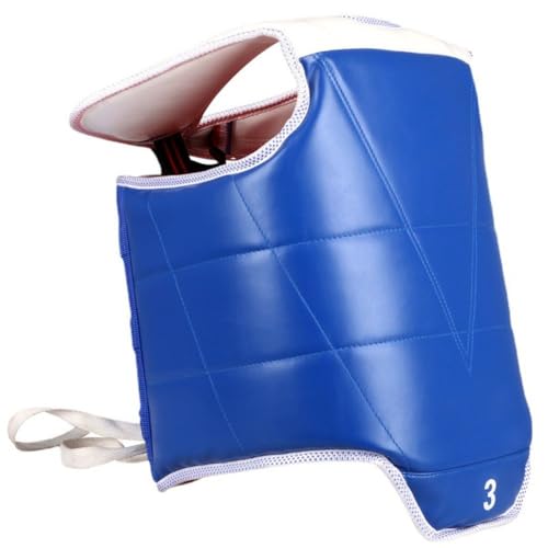 Boxing Chest Guard, MMA Kickboxing Muay Thai Boxing Body Protector Traditional Taekwondo Chest Guard Karate Chest Guard Vest - size: 2