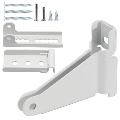 Biaungdo White Reinforced Storm Door Closer Bracket Kit | Heavy Duty Screen Door Closer Bracket, Reinforced Replacement Part, For Storm Doors Repair Kit