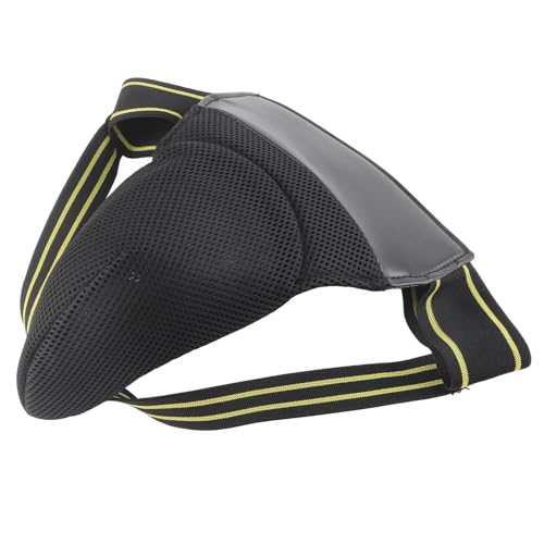 Cryfokt Breathable Athletic Cup Groin Guard for Men, Reduce Impact Boxing Groin Protector for Boxing, Taekwondo