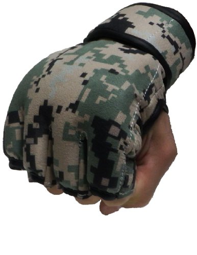 MMA Fighter Gloves - 4oz - Military Patterns - color: MARPAT, size: X-Large