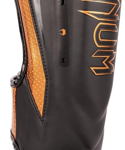 Venum Venum Elite Evo Shin Guards - color: Black/Bronze, size: X-Large