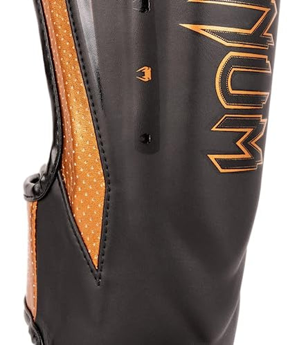 Venum Venum Elite Evo Shin Guards - color: Black/Bronze, size: X-Large