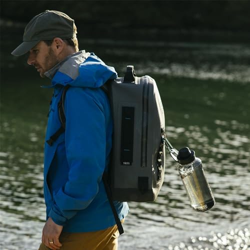 YETI Yonder Water Bottle with Yonder Tether Cap, Lightweight, Leakproof and BPA-Free - color: Clear, size: 50 Ounces