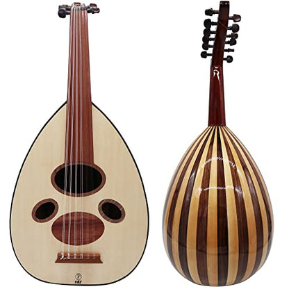 Quality Professional Arabian Oud With Soft Carry Case (Walnut - Linden)