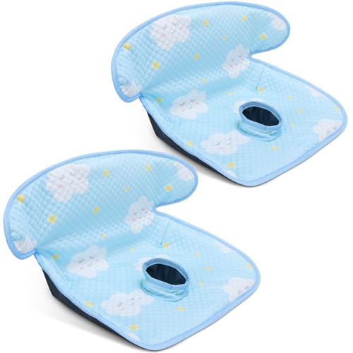 COOLBEBE 2 Pack Waterproof Car Seat Protector for Potty Training | Car Seat Liner Toilet Training for Baby Toddler, Piddle Pads Cover Car Seat Pad for Strollers & Carseat (Blue,2PC) - color: Blue, size: 2 Pack