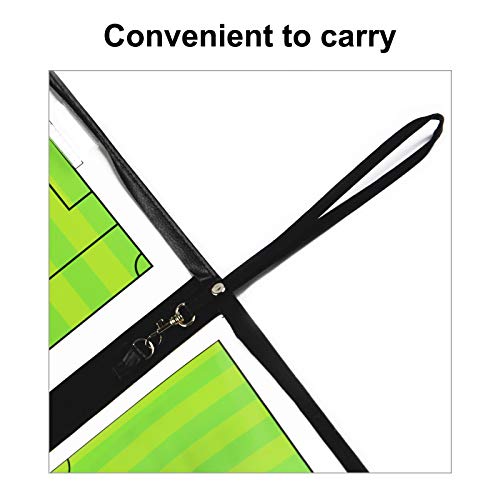 LEAP Magnetic Soccer Coaching Board Coaches Clipboard Tactical Board Kit with Dry Erase, Marker Pen Product Name