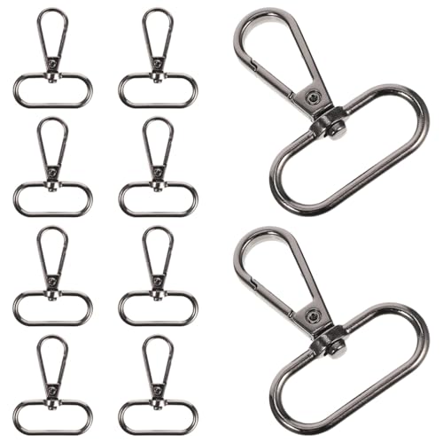 Lurrose Alloy Lobster Clasp Swivel Buckle Set DIY Jewelry Making Keychain Bag Making DIY Keychain Clasp