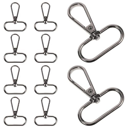 Lurrose Alloy Lobster Clasp Swivel Buckle Set DIY Jewelry Making Keychain Bag Making DIY Keychain Clasp