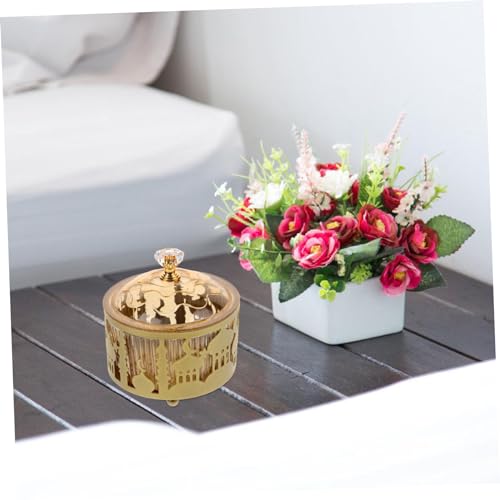 Ramadan Tray with Lid, Eid Mubarak Tray Ramadan Food Container Eid Cookie Serving Trays Decorative Trinket Box for Eid Party Supplies