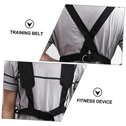 SUPVOX 2pcs Sled Harness with Padded Shoulder Straps Non Slip Resistance Belt for Strength Training and Speed Improvement Suitable for Crossfit Yoga and Fitness Workouts