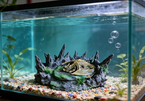 Aquarium Decorations, Dragon's nest, Aquarium Rock Landscape Decorations, Fish Tank Decorations