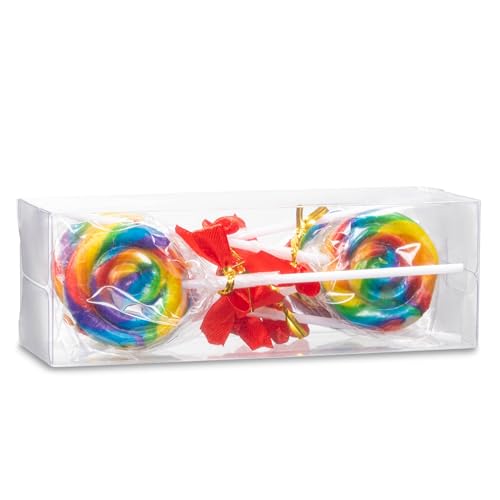 Hammont Clear PET Plastic Boxes - Transparent Storage Containers for Party Favors, Gifts, Cookies, Ornaments, Weddings, Birthdays, and Special Events - 2"x2"x6" (18 Pack) - size: 2"x2"x6"