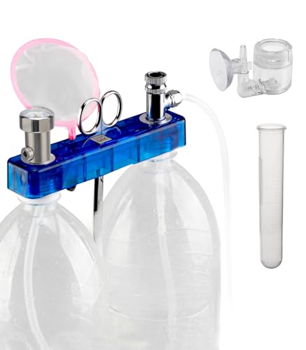 CO2 Kit for Aquarium - DIY System and Diffuser 2-in-1 Design G500-Blue - color: G500 Blue+ CO2 Diffuser