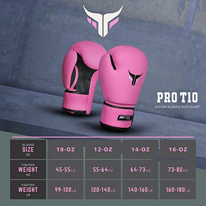 Mytra Fusion Boxing Gloves Women Muay Thai Gloves MMA Training Punching Kickboxing Gloves