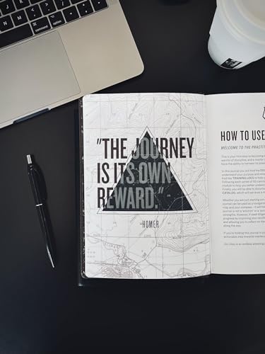 The Practitioner's Journal | BJJ Training Log & Jiu Jitsu Journal — Hardcover, Leather-Bound | Brazilian Jiu-Jitsu, Grappling & Wrestling | Gift for Serious Practitioners