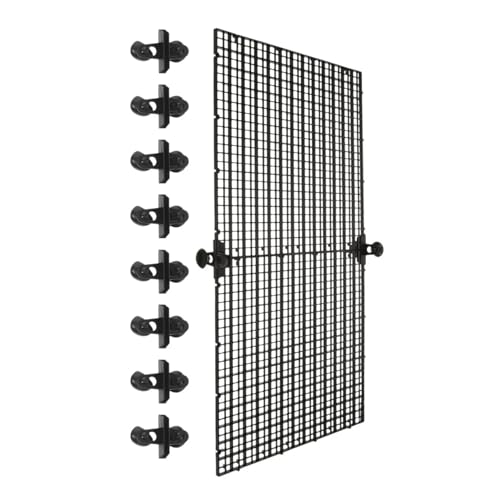 1Set Aquarium Divider Tray Plastic Grid Sheet for Fish Tank Bottom Isolation Partition Design Promotes Species Coexistence Water