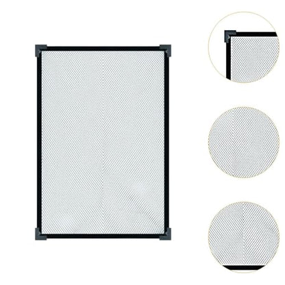 Aquarium Screen Top Cover DIY Kit with Protective Net Anti Jumping Fish Guard Tear Resistant Easy to Use- 100cmx50cm