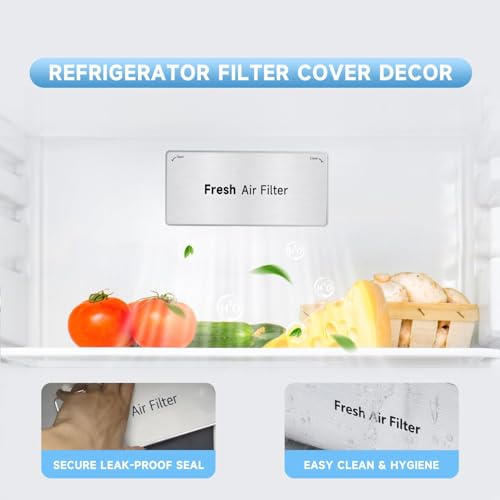 Refrigerator Fresh Air Filter Cover Replace#: ADQ75493301 Compatible with LG ThinQ Smart LRMVS3006S LRMDS3006S LLMXS3006S LRMDS3006D LRMVC2306S LRFDS3016S LRFVC2406S LRFXC2416S LRFXC2406D
