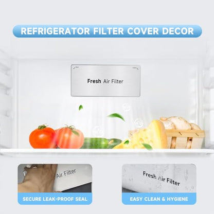 Refrigerator Fresh Air Filter Cover Replace#: ADQ75493301 Compatible with LG ThinQ Smart LRMVS3006S LRMDS3006S LLMXS3006S LRMDS3006D LRMVC2306S LRFDS3016S LRFVC2406S LRFXC2416S LRFXC2406D