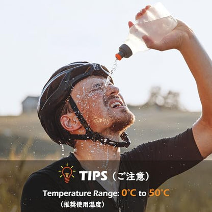 TRIWONDER Running Water Bottle Handheld Plastic Flask Hydration Vest Packs Waist Belt Replacement for Runners Marathon Cycling Hiking - color: 01 Water Bottles - 170ml/5.7oz - 2 Packs