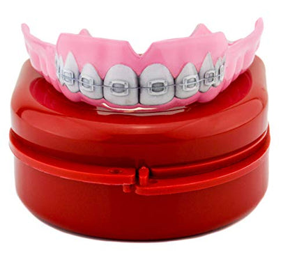 Impact Mouthguard Boxing, MMA, Muay Thai Sports Mouthguards for Youth Adults, Professional Custom-Fit, Braces - color: Braces