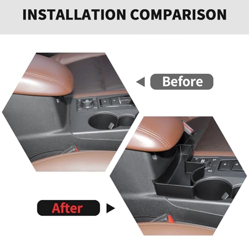 RT-TCZ Center Console Gear Shift Storage Box Tray Organizer Accessories for Ford Bronco Sport 2021-2025