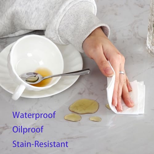Walrus Clear Vinyl Tablecloth Protector Waterproof/Oil-Proof Plastic Square Transparent Sheet Table Cover (54X102 Inch) - size: 54" x 102" (Rectangular)