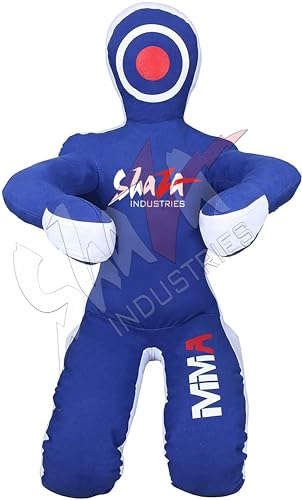Shaza MMA BJJ Wrestling Submission Dummy Bag Unfilled SI 2145 - color: Blue, size: 48 inches| 120cm|4 Feet