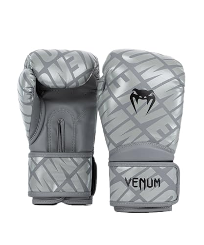 Venum Contender 1.5 Boxing Gloves - color: Grey/Black, size: 14-Ounce