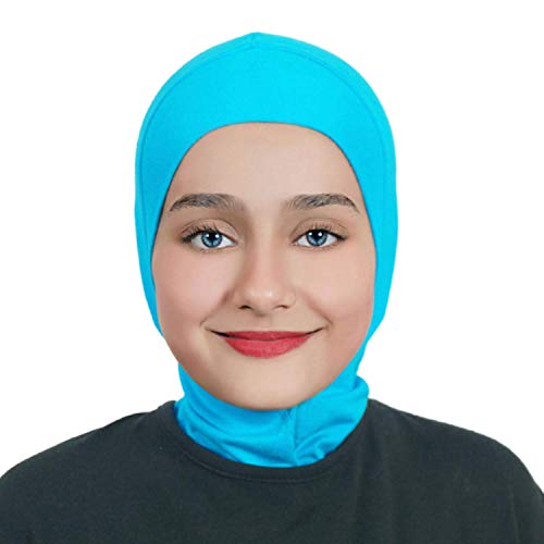 AL AMIRA Girls Hijab - One pcs Ninja Hijab - headband - underscarf Cap - - color: Sky Blue