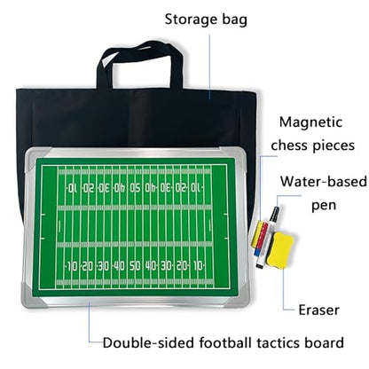 Magnetic Flag Football Tactical Board, Flag Football Coaching Board for Coaches, Portable Storage Design, Sturdy and Durable, for Training Guidance