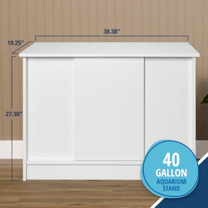 Tetra 40 Gallon Fish Tank Stand, Durable Water-Resistant Wood - size: 40 Gallon