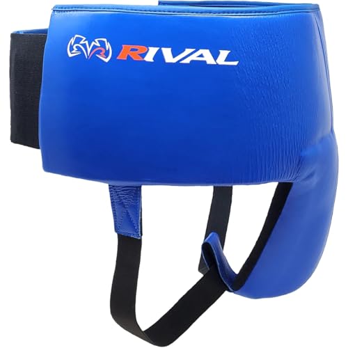 RIVAL Boxing RNFL10 Pro 360 파울 방지 사타구니 프로텍터, 15mm 이중 밀도 폼 패딩, 가볍고 편안한 보호 컵 - color: 블루., size: 미디움