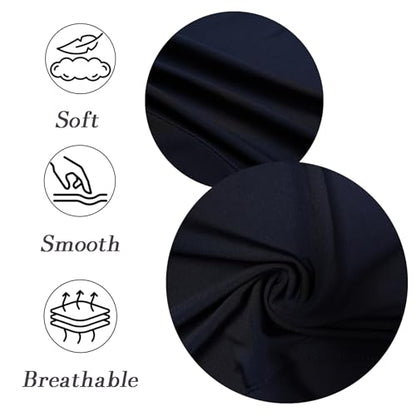 Hijab for Women Muslim Patterned Headscarf Arabian Headscarf Islamic Khimar Prayer Cloth Hijab Scarf for Women - color: Navy