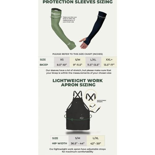 FARMER'S DEFENSE Gardening Arm Sleeves|UV Cooling Protective Sleeve Women & Men|Anti-Scratch Cover Sun UPF Outdoor Protection - Sea-Weed - L/XL - color: Sea-weed, size: Large/Extra Large