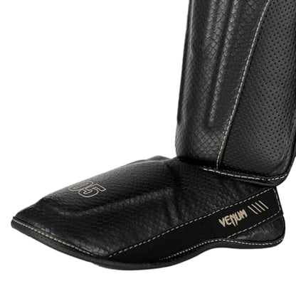 Venum Impact Evo Scales Shin Guards - color: Black