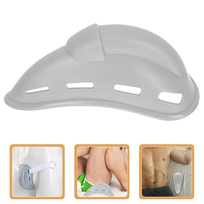 EXCEART Groin Protector Cup for Men Boxing Kickboxing MMA Muay Thai Sparring Groin Guard Jockstrap for Taekwondo Karate - color: Grey