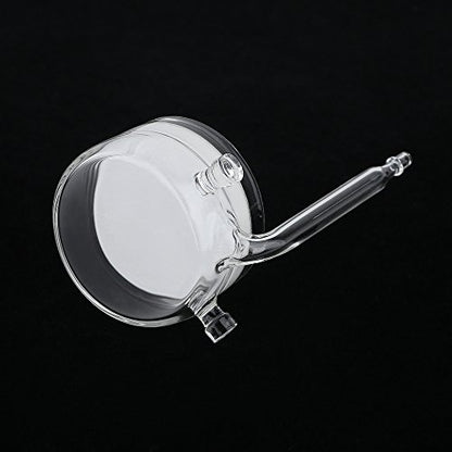 CO2 Diffuser Glass Reactor with U Shape Connecting Tube for Pollen Aquarium Plants Tank(CO2 Diffuser-Small Flat-Bottomed) - color: CO2 Diffuser-Small Flat-Bottomed