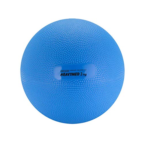 GYMNIC Heavymed 3 - Blue (3 kg, 6.6 lbs, 17 cm)